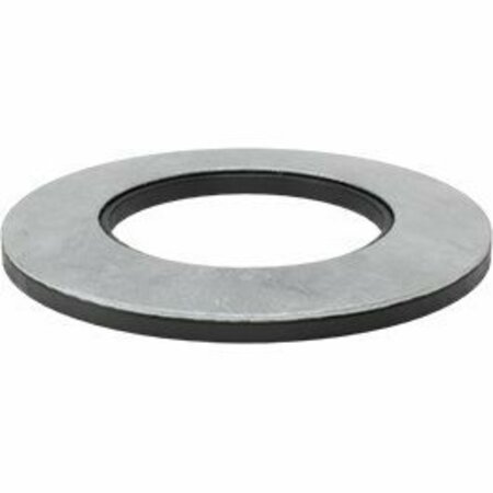 BSC PREFERRED Hot-Dipped Galvanized Steel with Neoprene Sealing Washer for 7/8 Screw Size 0.91 ID 1.5 OD, 10PK 94708A535